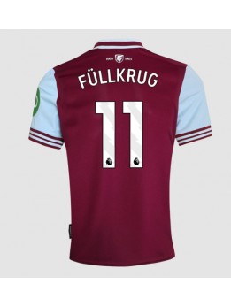 West Ham United Niclas Fullkrug #11 Replika Hemmakläder 2024-25 Kortärmad